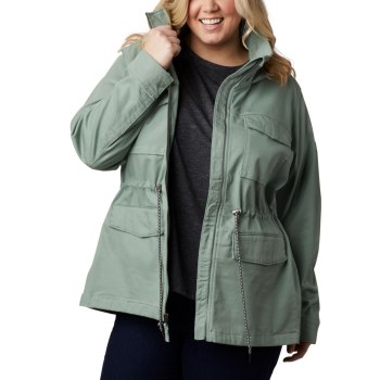 Columbia Tummil Pines Plus Size, Chamarras Verdes Claro Para Mujer | 643915-HWJ